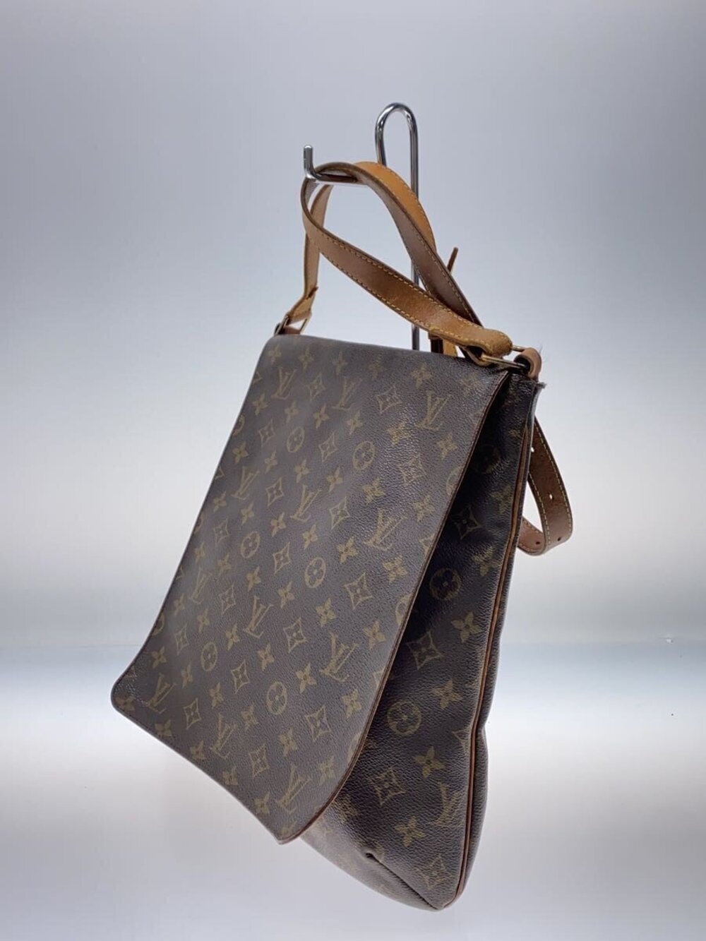 Louis Vuitton Canvas Monogram Brown Musette Brown